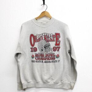 Vintage Ohio State University OSU Rose Bowl Champions 1997 Sweatshirt Large